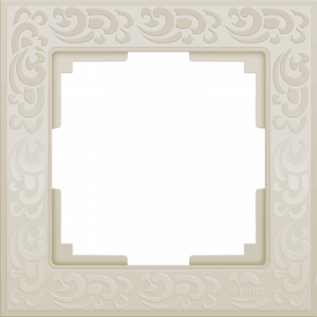 Рамка Flock на 1 пост слоновая кость WL05-Frame-01-ivory 4690389046902
