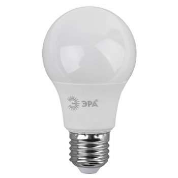 Лампа светодиодная ЭРА E27 9W 2700K матовая LED A60-9W-827-E27
