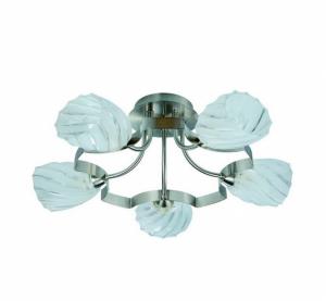 Потолочная люстра IDLamp Martha 601/5PF-MOONWhitechrome