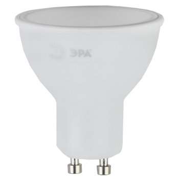 Лампа светодиодная ЭРА GU10 8W 2700K матовая LED MR16-8W-827-GU10