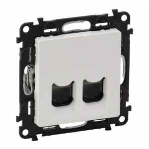 Информационная розетка RJ45 двойная Legrand Valena Life 5 кат UTP белая 753441