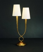 Настольная лампа Mantra Paola Painted Gold 3546