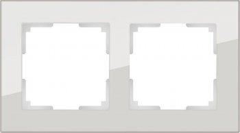 Рамка Favorit на 2 поста дымчатый WL01-Frame-02 4690389061318
