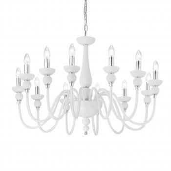 Подвесная люстра Ideal Lux Doge SP12 Bianco