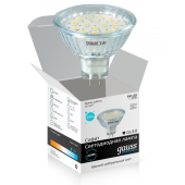 Лампа светодиодная GU5.3 3W 4100K софит прозрачный EB12523