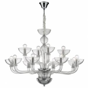 Подвесная люстра Ideal Lux Casanova SP12 Trasparente