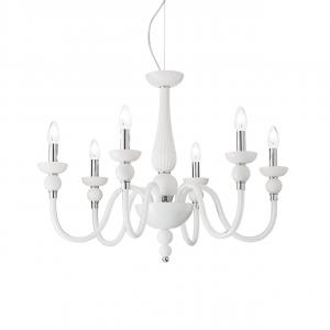 Подвесная люстра Ideal Lux Doge SP6 Bianco