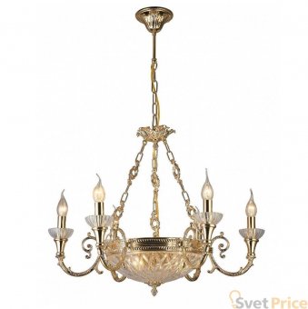 Подвесная люстра Crystal Lux Marina SP6+3 Gold