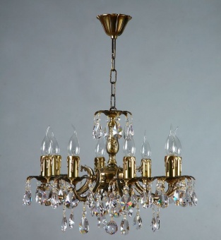 Подвесная люстра Ambiente Benisa 2226/8 PB Tear Drop
