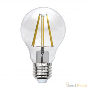 Лампа светодиодная филаментная E27 7W 3000K прозрачная LED-A60-7W/WW/E27/CL/MB GLM10TR