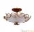 Потолочная люстра IDLamp Romana 238/5PF-Goldpatina страна Италия Потолочная люстра IDLamp Romana 238/5PF-Goldpatina
