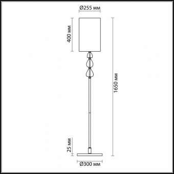 Торшер Odeon Light Giada 3802/1F