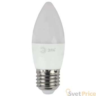 Лампа светодиодная ЭРА E27 11W 4000K матовая LED B35-11W-840-E27