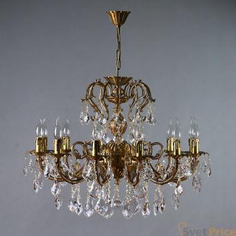 Подвесная люстра Ambiente Alicante 8888/12 AB New Leaf