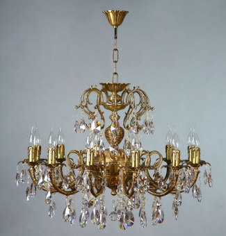 Подвесная люстра Ambiente Alicante 8888/12 AB Tear drop