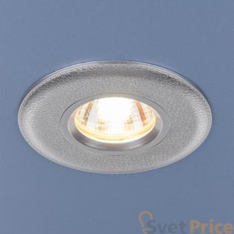 Встраиваемый светильник Elektrostandard 107 MR16 SL серебро 4690389076237