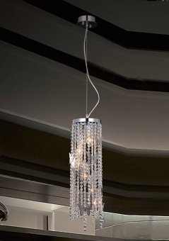 Подвесной светильник Crystal Lux Bloom SP5 chrome
