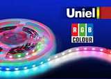 Светодиодная лента Uniel (04819) 5M RGB 72W ULS-5050-60LED/m-10mm-IP20-DC12V-14,4W/m-5M-RGB