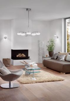 Подвесная светодиодная люстра Eglo Aleandro 91753