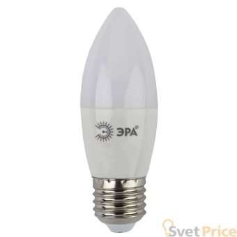 Лампа светодиодная ЭРА E27 9W 2700K матовая LED B35-9W-827-E27
