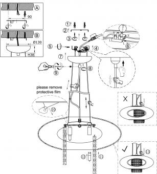 Подвесной светильник Odeon Light Lukka 2604/4