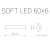 Настенный светодиодный светильник Nowodvorski Soft Led 9525
