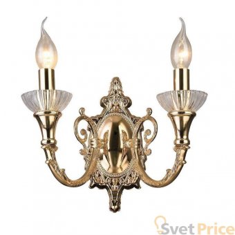 Бра Crystal Lux Marina AP2 Gold