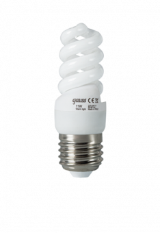 Лампа энергосберегающая Е27 9W 4200K спираль матовая 172209
