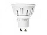 Лампа светодиодная (08145) GU10 6W 3000K JCDR прозрачная LED-JCDR-6W/WW/GU10/FR/38D ALM01WH