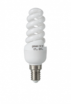 Лампа энергосберегающая E14 11W 4200K спираль T2 матовая 171211