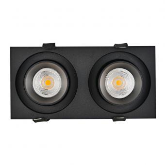 Встраиваемый светодиодный светильник Donolux DL18621/02SQ Black Dim