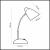 Настольная лампа Odeon Light Gap 2101/1T страна Италия Настольная лампа Odeon Light Gap 2101/1T