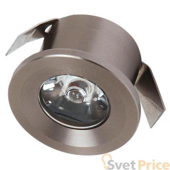 Встраиваемый светодиодный светильник Horoz Monica 1W 6400К хром 016-003-0001 (HL665L)