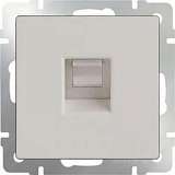 Телефонная розетка RJ11 слоновая кость WL03-RJ-11-ivory 4690389046254