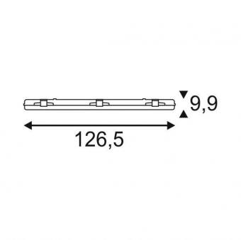 Уличный светильник SLV Germa 127cm Double 234102