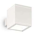 Уличный настенный светильник Ideal Lux Snif Square AP1 Bianco