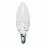 Лампа светодиодная (07889) E14 6W 4500K свеча матовая LED-C37-6W/NW/E14/FR ALP01WH