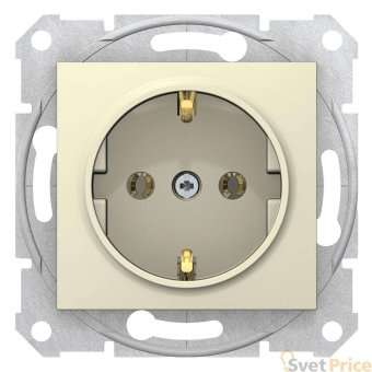 Розетка Schneider Electric Sedna с з/к без шторок 16A 250V SDN3001847