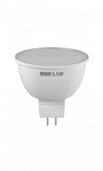 Лампа светодиодная GU5.3 5,5W 2700K софит матовый LD13516