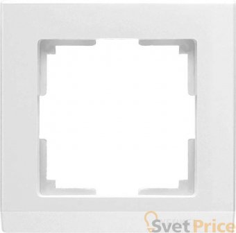 Рамка Stark на 1 пост белый WL04-Frame-01-white 4690389047107