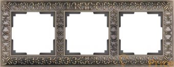 Рамка Antik на 3 поста бронза WL07-Frame-03 4690389054372