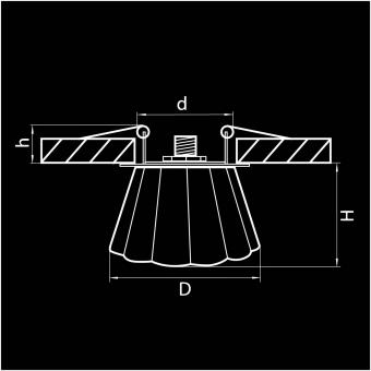 Встраиваемый светильник Lightstar Facci 004102
