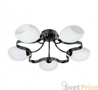 Потолочная люстра IDLamp Martha 601/5PF-SUNDarkchrome