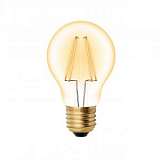 Лампа светодиодная (UL-00002355) E27 6W 2250K свеча прозрачная LED-A60-6W/GOLDEN/E27 GLV21GO