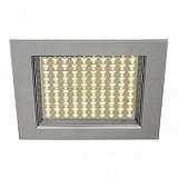 Встраиваемый светильник Ledpanel 100 SMD LED 6.5Вт, 3000К, 500lm, 90°, серебристый 162484