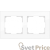 Рамка Favorit на 2 поста белая WL01-Frame-02 4690389061219