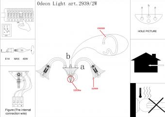 Бра Odeon Light Keptin 2939/2W