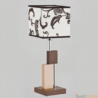 Настольная лампа Alfa Qube Brown 9414
