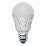 Лампа светодиодная (UL-00000688) E27 11W 4500K шар матовый LED-A60-11W/NW/E27/FR/DIM PLP01WH