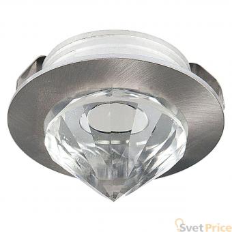Встраиваемый светодиодный светильник Horoz Nadia 1W 2700К матовый хром 016-027-0001 (HL661L)
